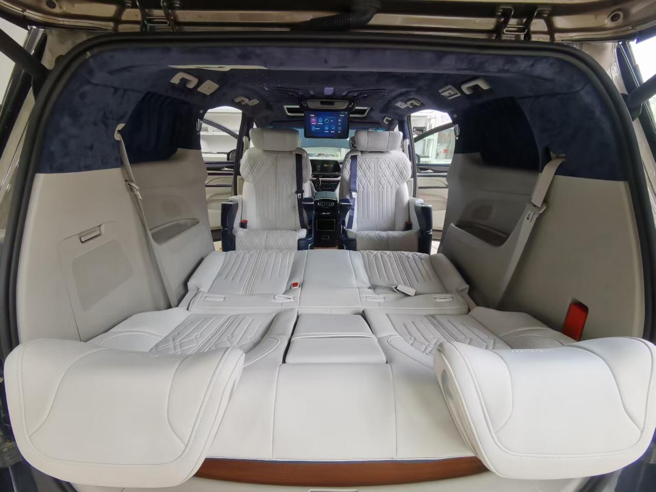 别克gl8商务车改装内饰航空座椅沙发床