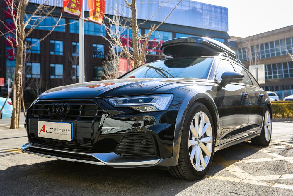 奥迪a6 allroad卡布尔碳纤维尾唇 repose中尾段