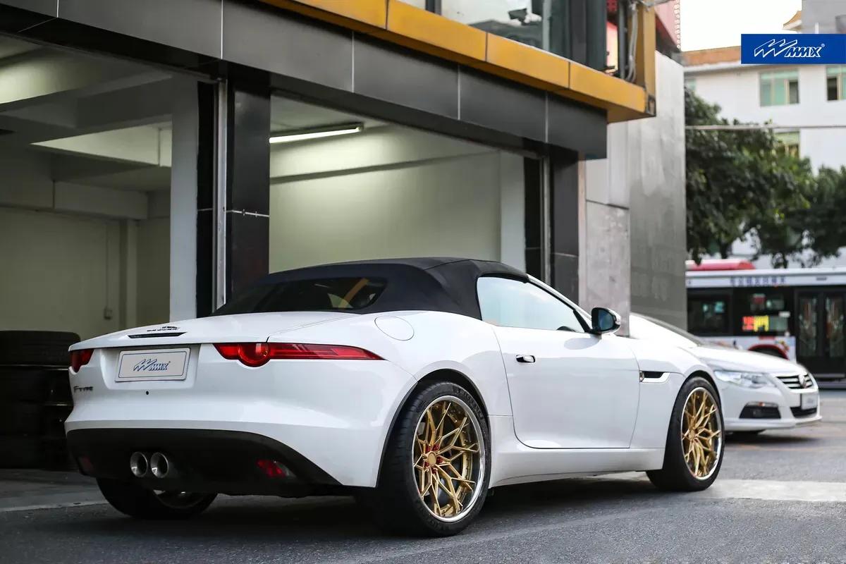 捷豹f type sc敞篷版轮毂改装案例#mmx轮毂##汽车