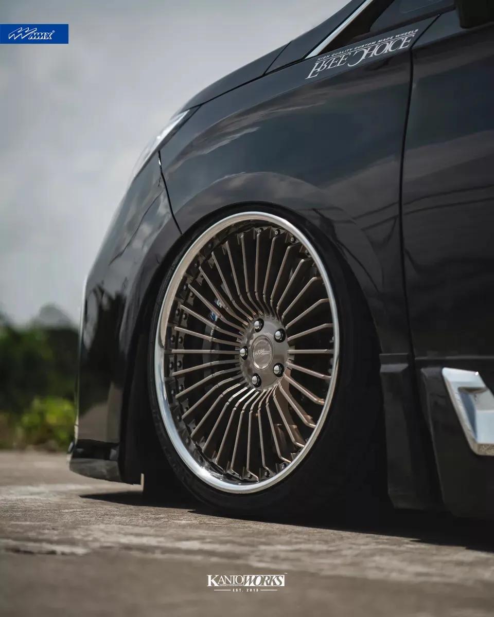 别克gl8气动改装抛边mmx轮毂#mmx轮毂##汽车改装