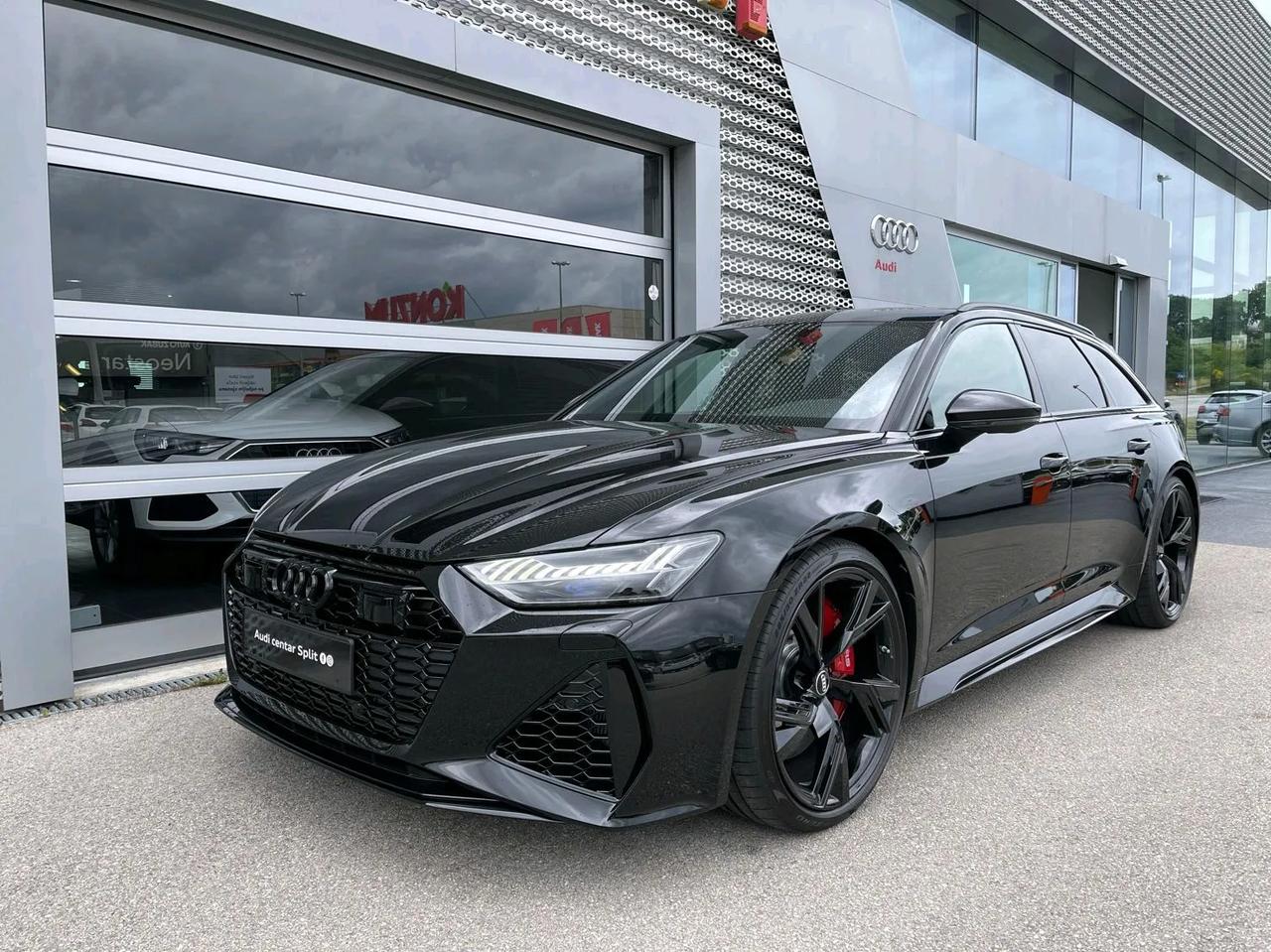 奥迪rs6黑武士男人就得开这样的车努力吧