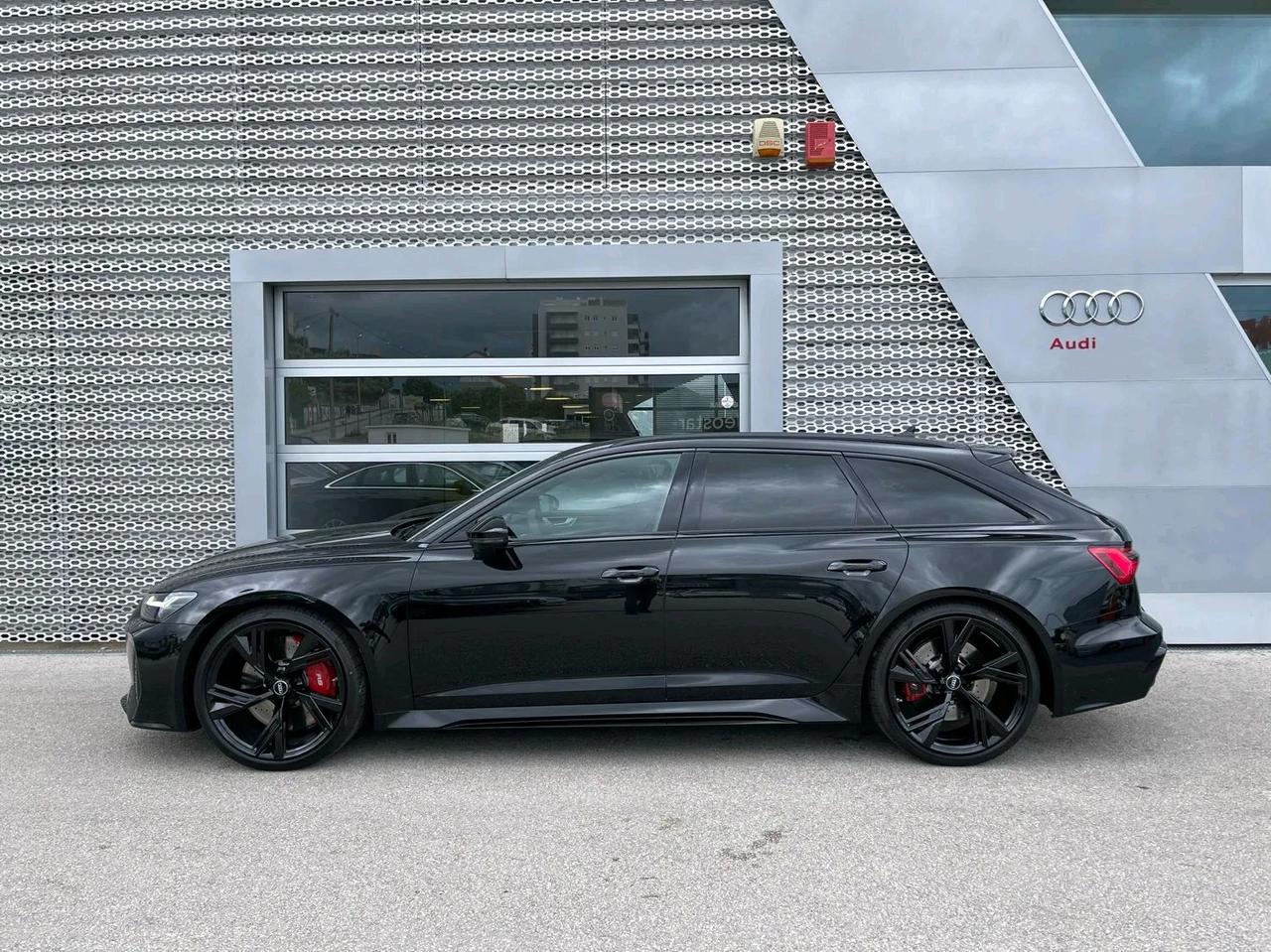 奥迪rs6黑武士男人就得开这样的车努力吧