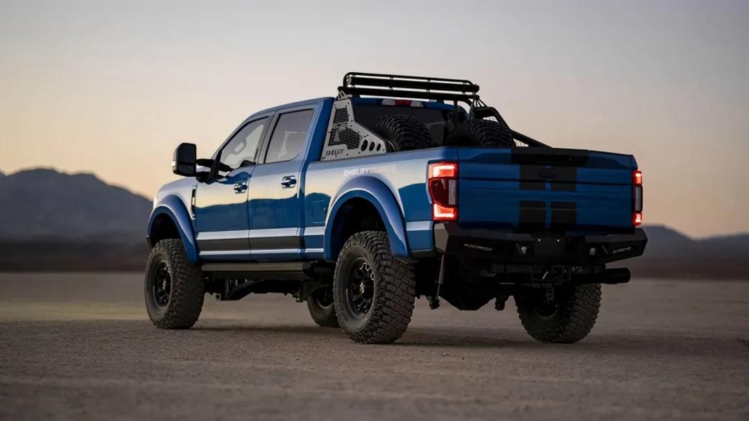 谢尔比f250超级巴哈版搭载67t柴油动力皮卡猛禽