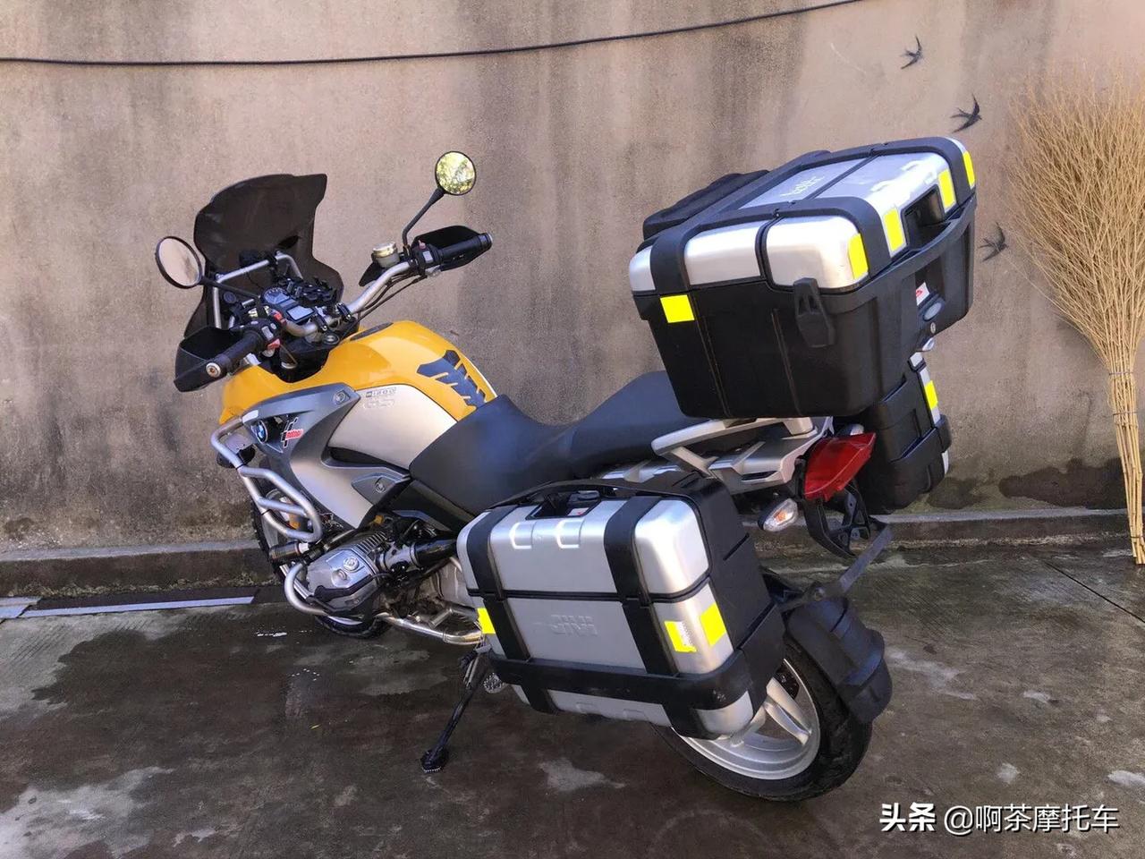 经典宝马1200gs拉力之王全车原版原漆改装碳纤维进口排气givi三箱车况