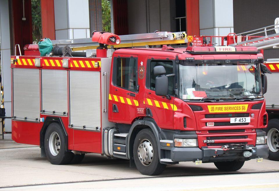 香港消防车绝大部分都是用斯坦尼亚卡车底改装的帅气