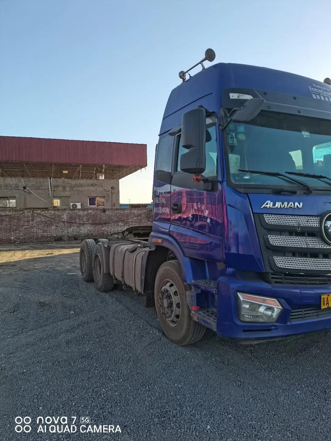 刚到家19年3月欧曼etx430双驱车况精品原版无磕碰全车轮胎八成半车主