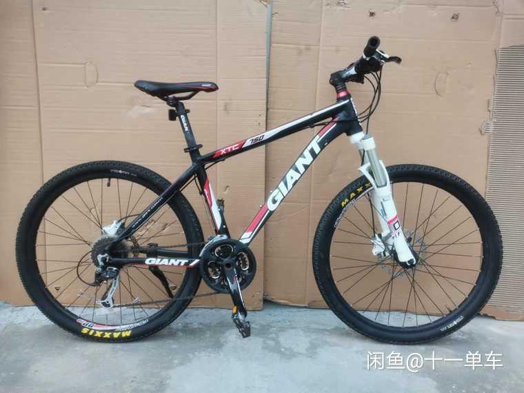 捷安特xtc750,27速油刹,铝合金车架,肩控油压可锁死前