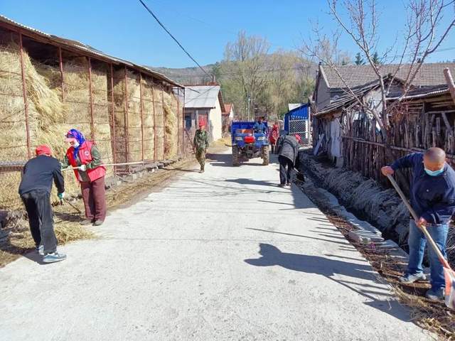 蛟河市天岗镇开展环境卫生整治行动