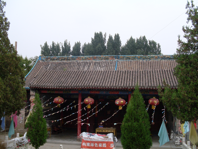 安阳明清建筑文化内涵之四陡板山花抱厦