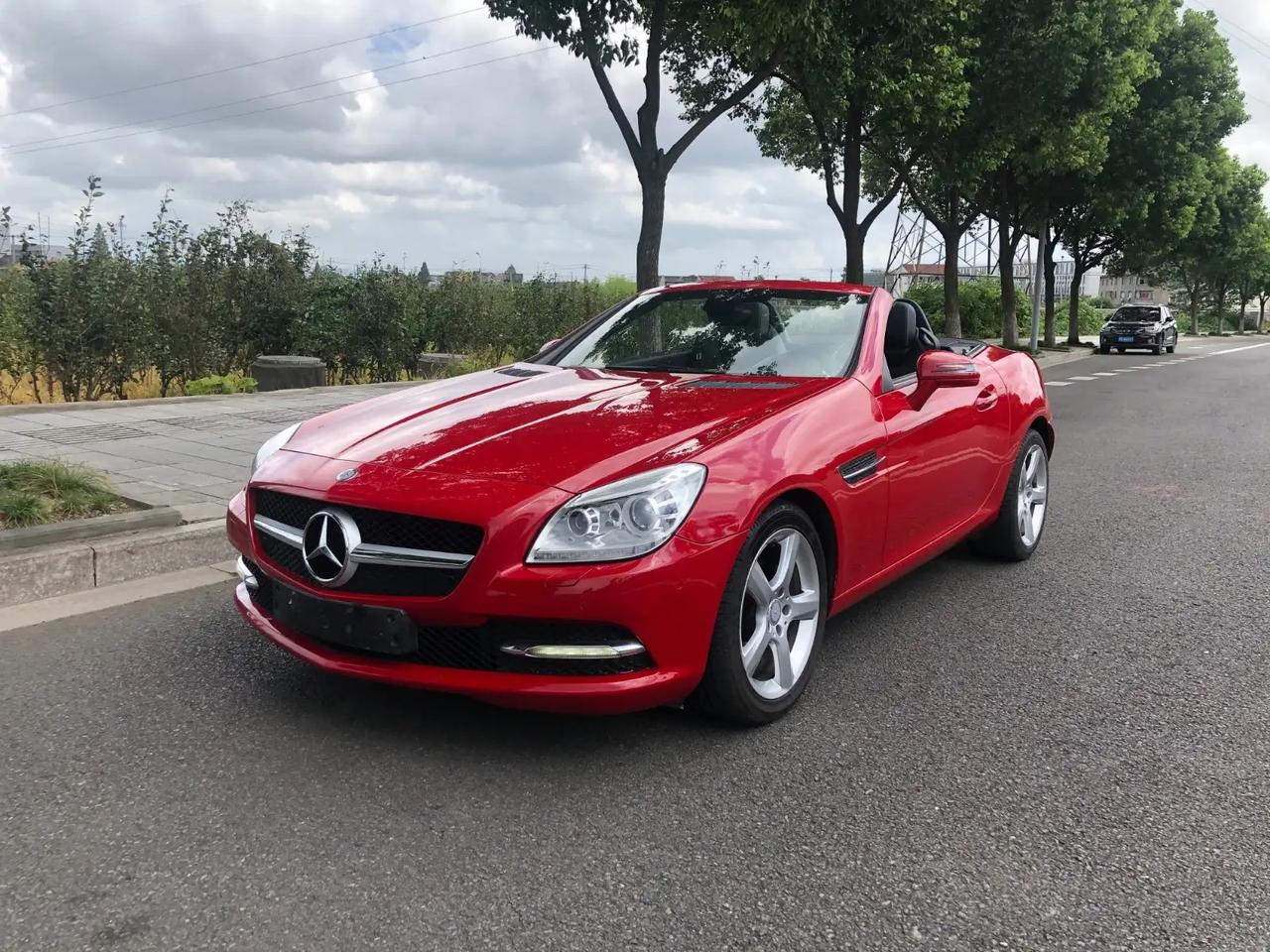 12年奔驰slk200精品车况整车进口敞篷跑车电动座椅座椅通风自动大灯多