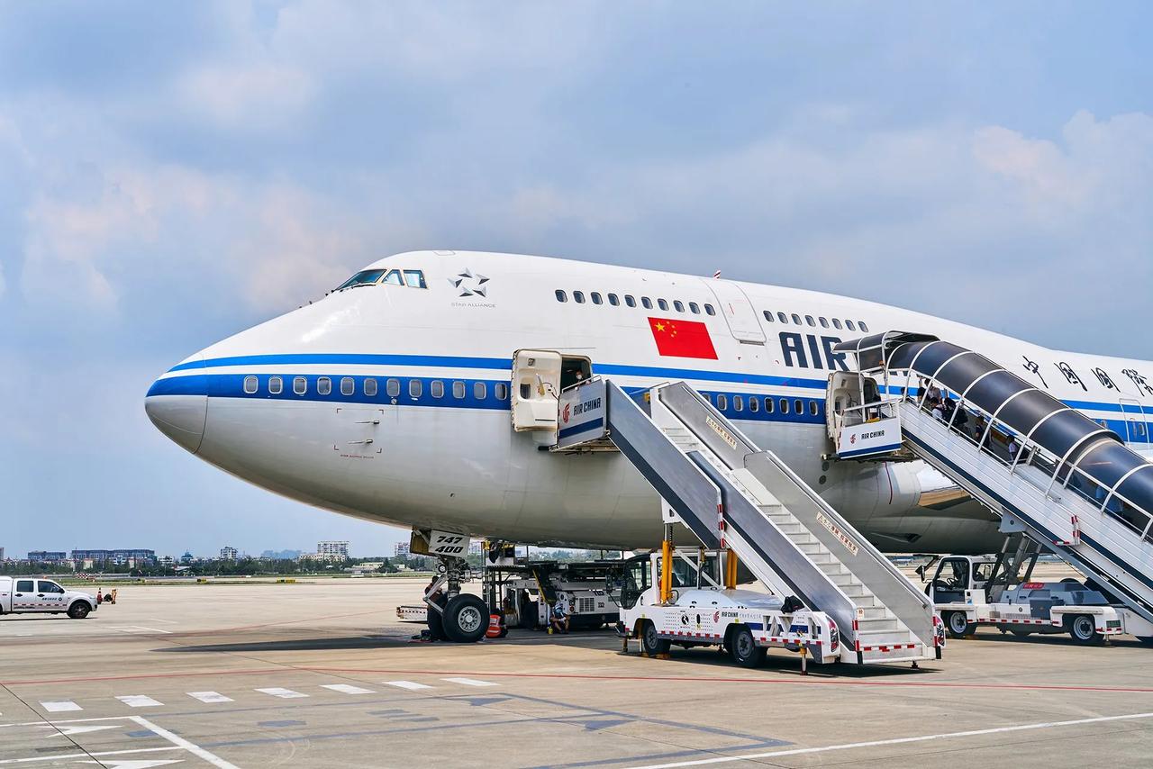 波音747双层客机图片图片