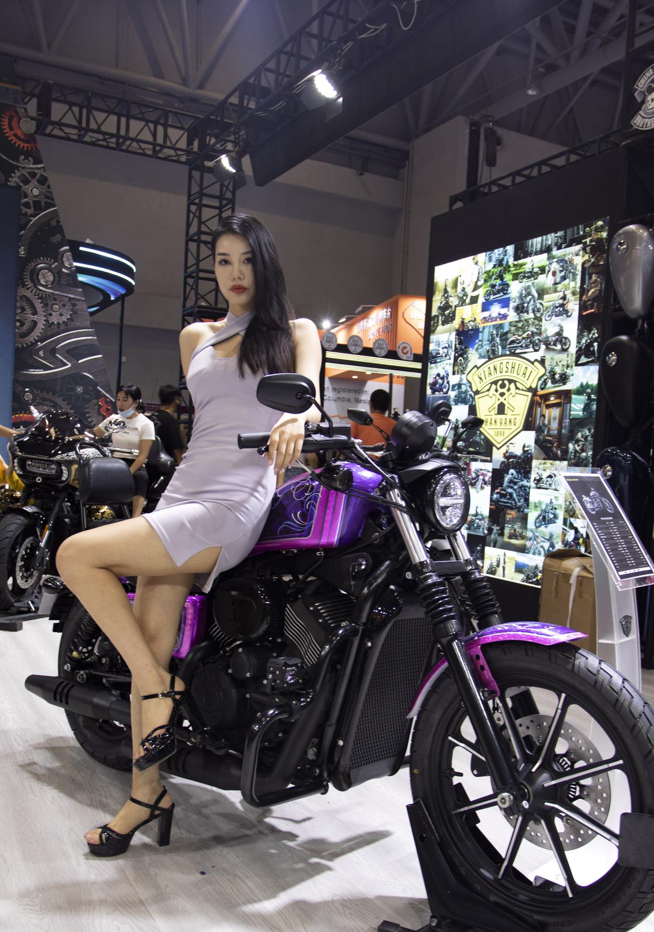 香帅重机##xs650n#运动型硬派美式巡航美女与机车