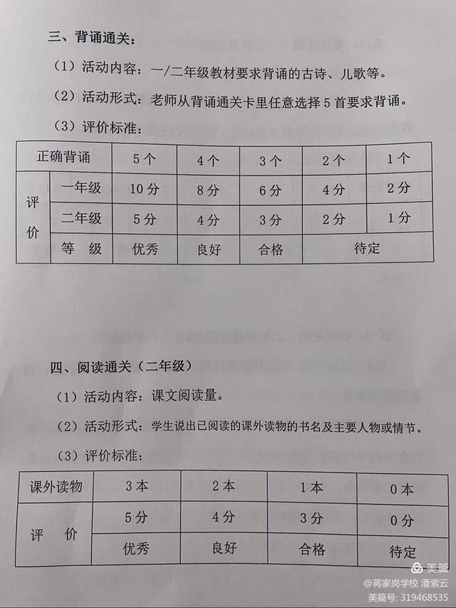 曾都区东城蒋家岗学校低年级学科综合素养游园活动