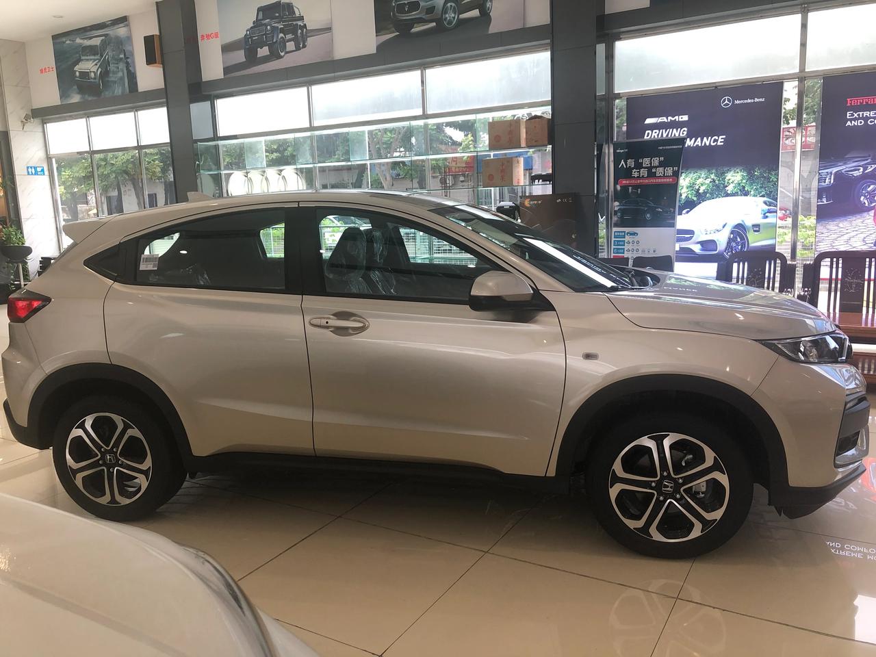 香槟金色本田xrv稀有颜色