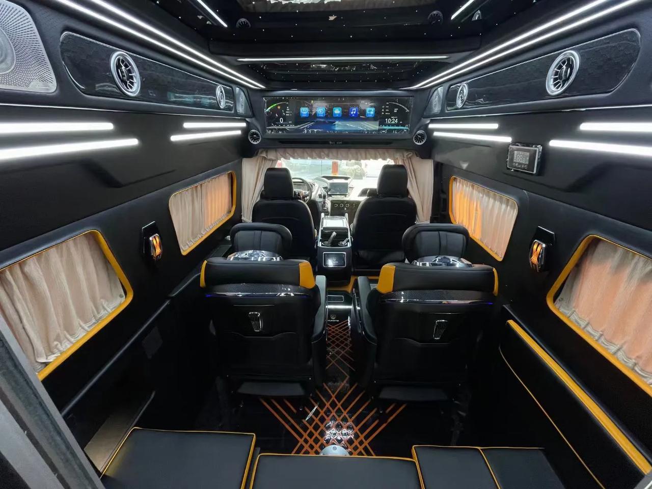 黑骑士三代 67爱马仕橙 典雅黑 锻造碳67u型沙发布局,整车