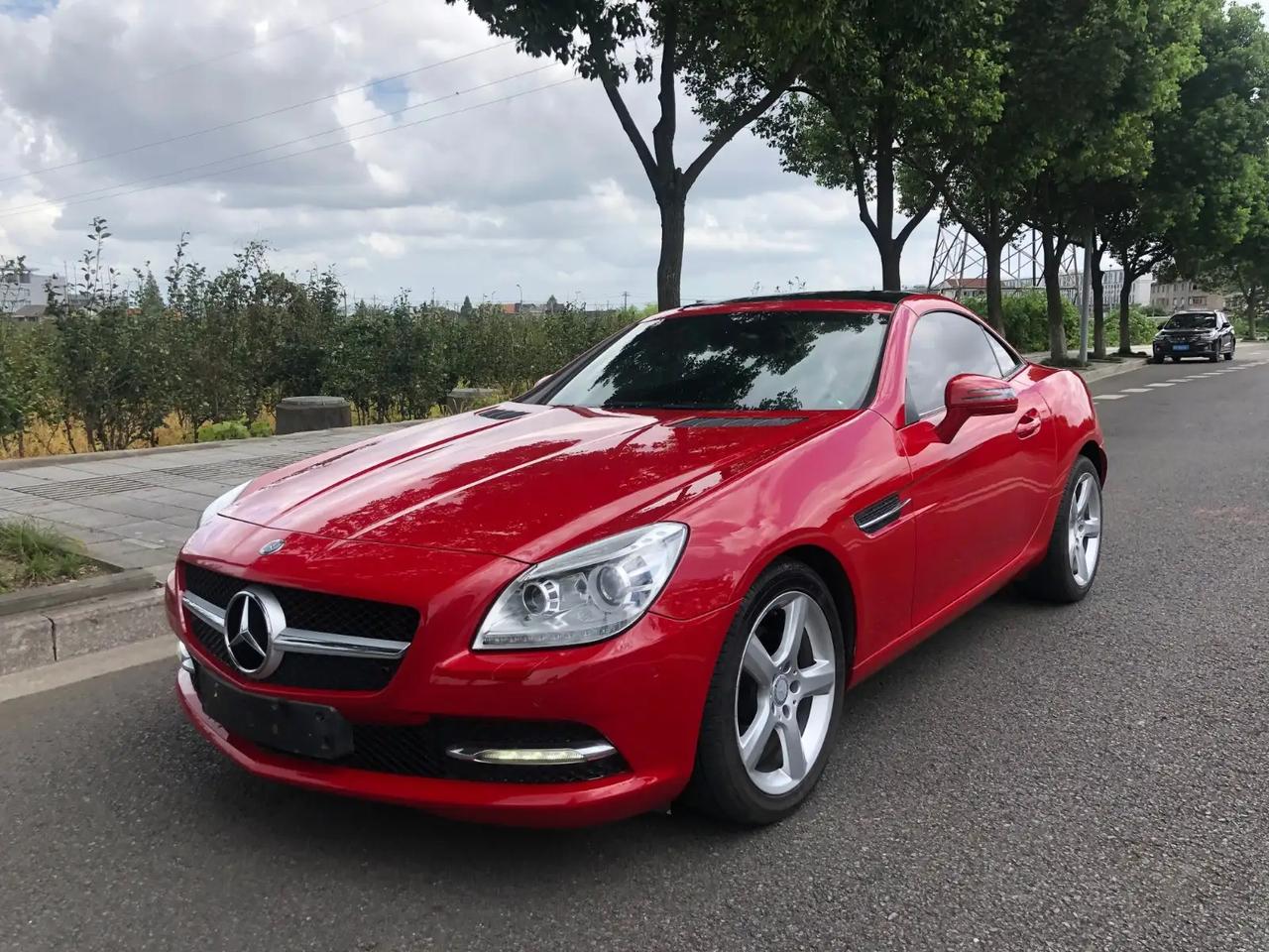 12年奔驰slk200精品车况整车进口敞篷跑车电动座椅座椅通风自动大灯多
