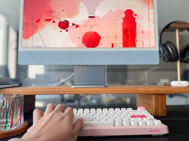 键盘里的小可爱，达尔优小方糖Z82三模机械键盘评测