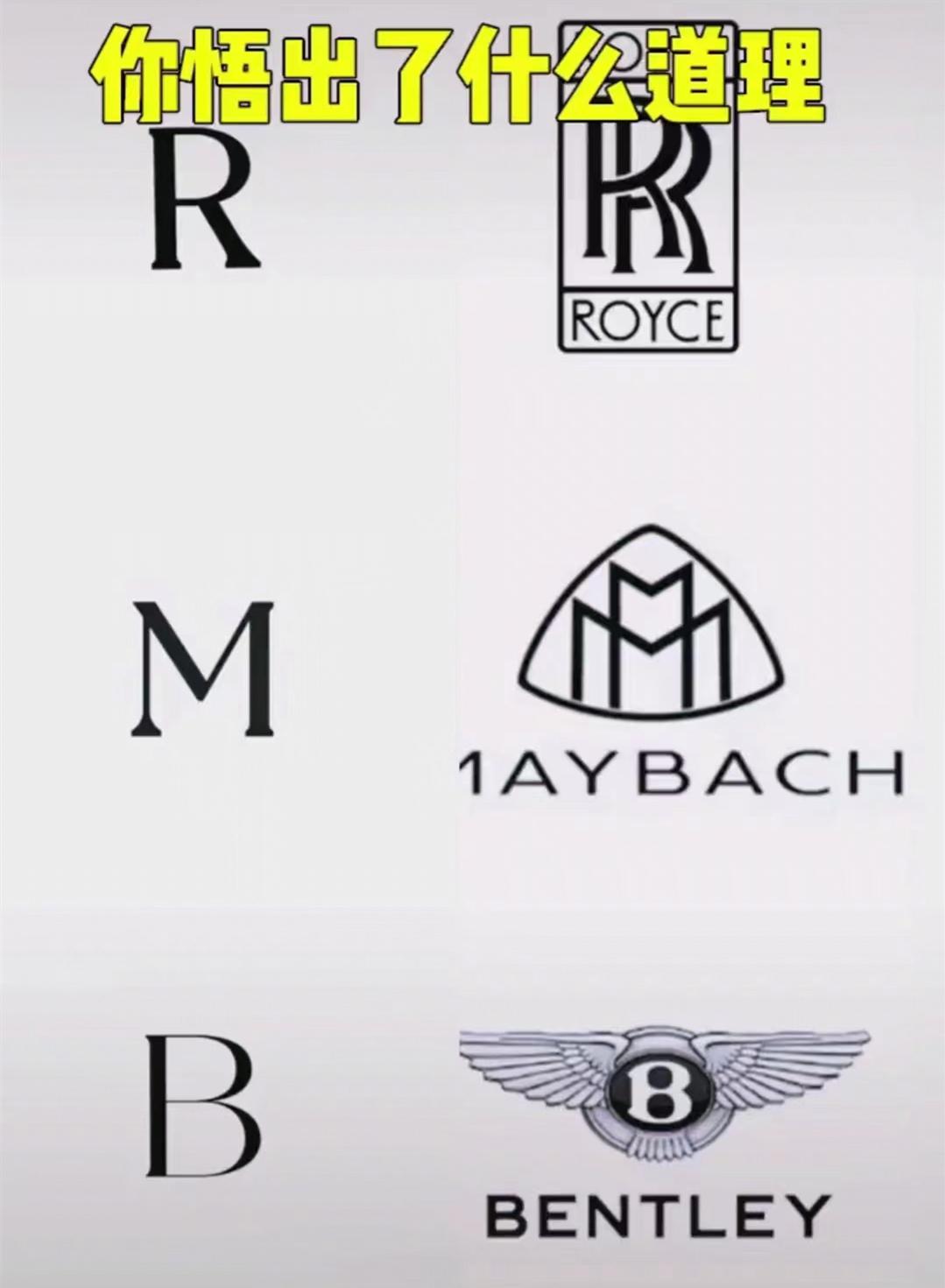 为啥豪车能称作是豪车看看它们的车标就懂了比如说劳斯莱斯的车标是个