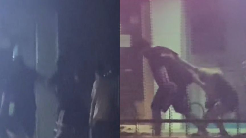 上海四名男子深夜强拖拉扯一女子，警方已介入（视频/图） - 1