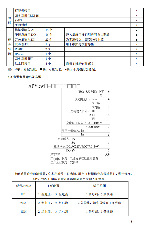 安科瑞APView500電能質(zhì)量監(jiān)測(cè)設(shè)備