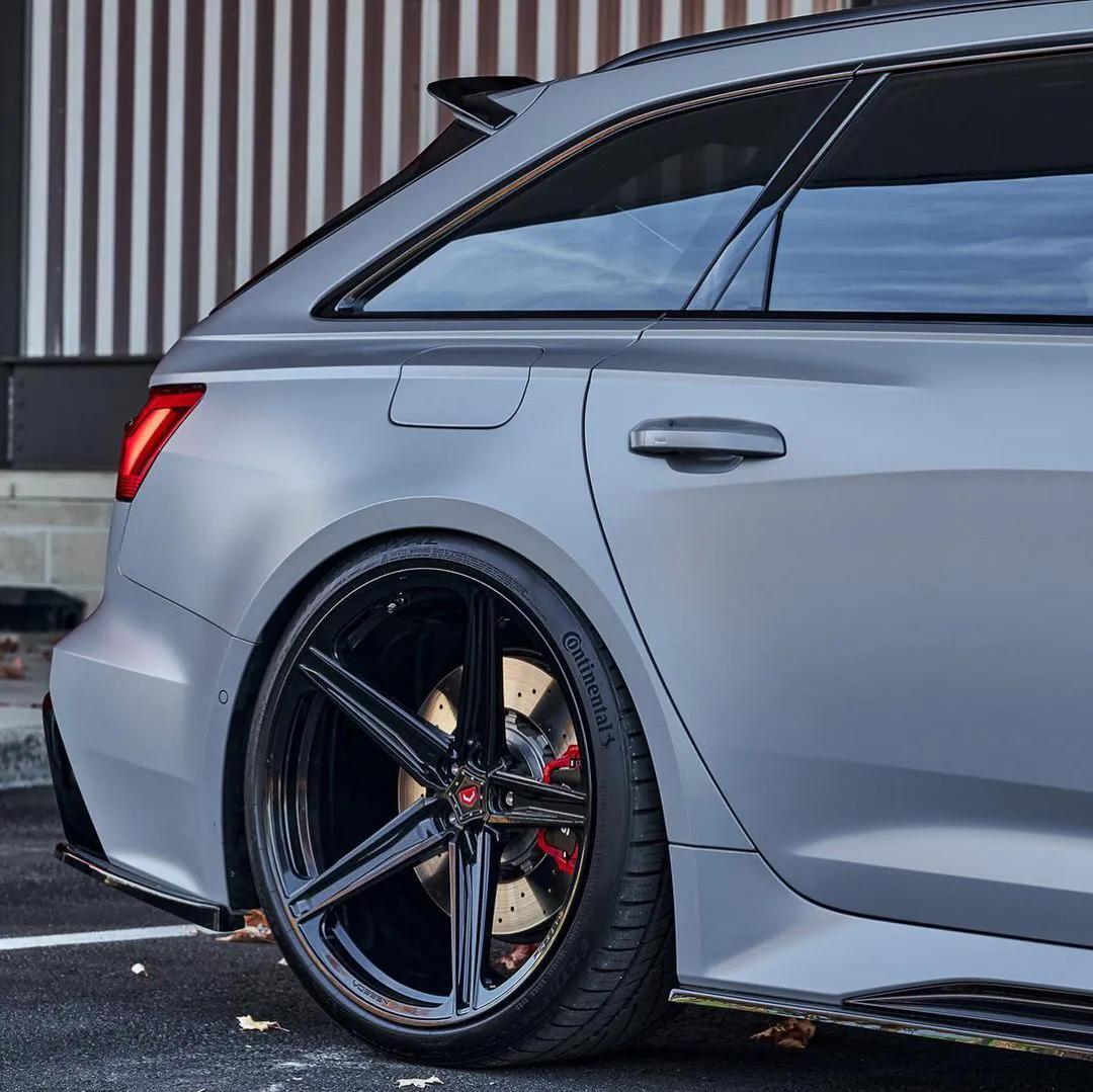 奥迪rs6 avant升级改装:1.vossen cg-20