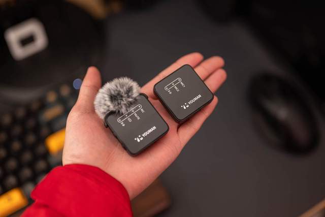 除了画质，视频音质也很重要，有曼无线麦克风体验