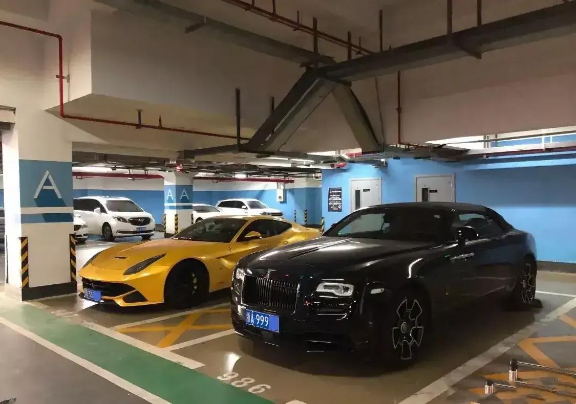 薇娅公司的地下车库简直就是豪车车展_懂车帝