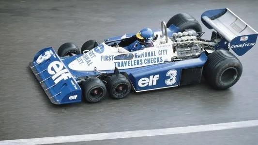 这款6 轮 f1 赛车是在 1970 年代设计的,是有史以