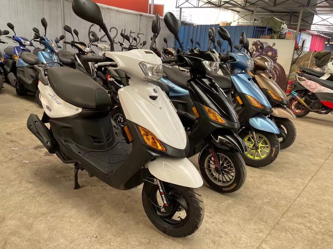 精品雅马哈款二代巧格到货,全车灯光仪表正常,发动机125cc