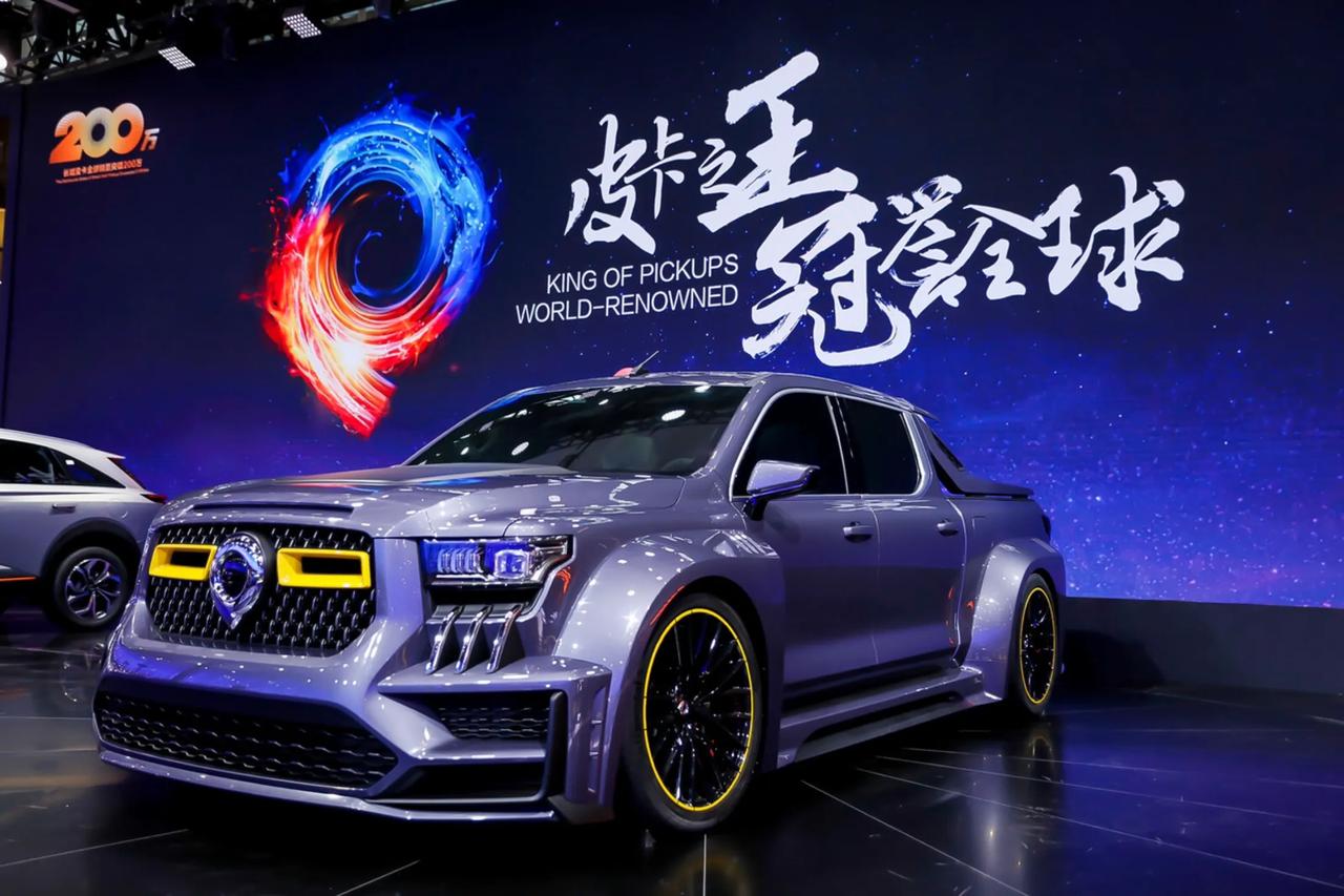 长城金刚炮全球首发亮相##长城炮超跑皮卡全球首秀#广州车展