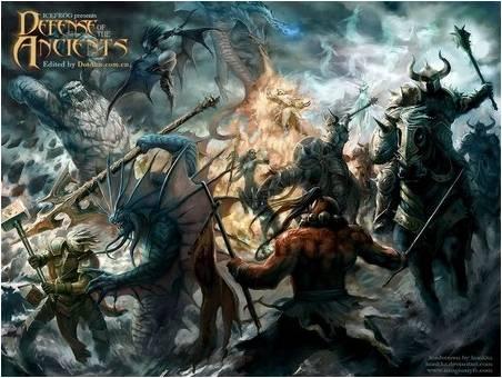 从魔兽争霸衍生出来的经典RPG dota第一 守卫雅典娜经典