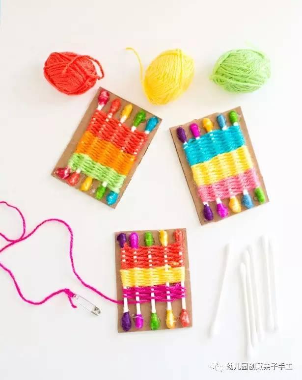 棉签手工制作幼儿园可玩幼儿园棉签手工制作大全简单
