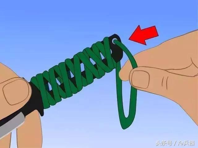刀柄缠绳方法大全图解三分钟学会3种刀柄缠绳