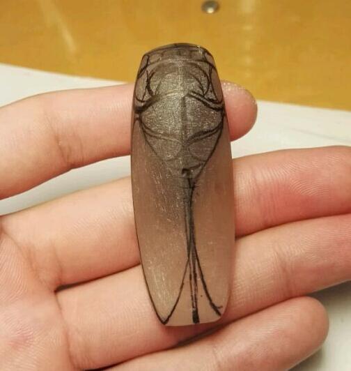 雕刻蝉图片(蝉的雕刻详细过程图解)_手工miao