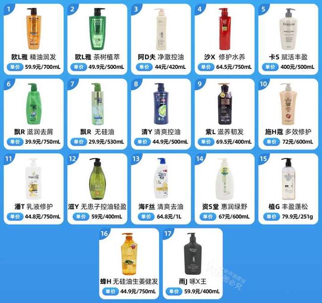 洗发水品牌