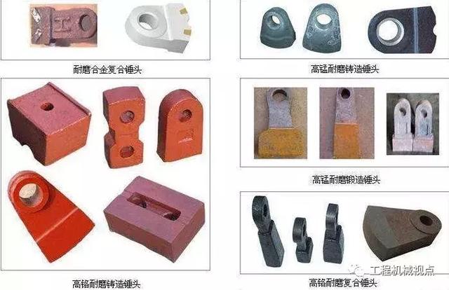 破碎机锤头用什么型号好