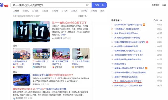 成交额都没公布，双十一真的凉了？