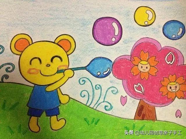 学前班绘画作品图片