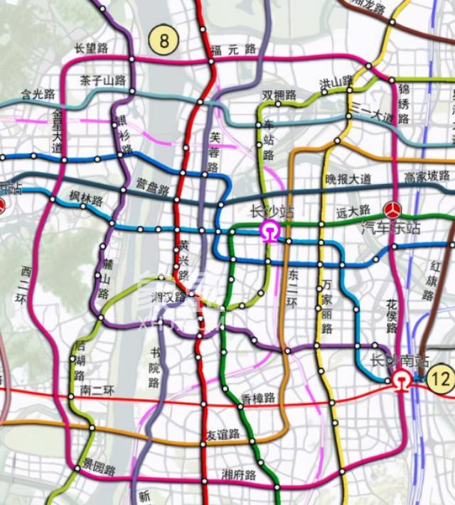 長沙地鐵8號線明年開建