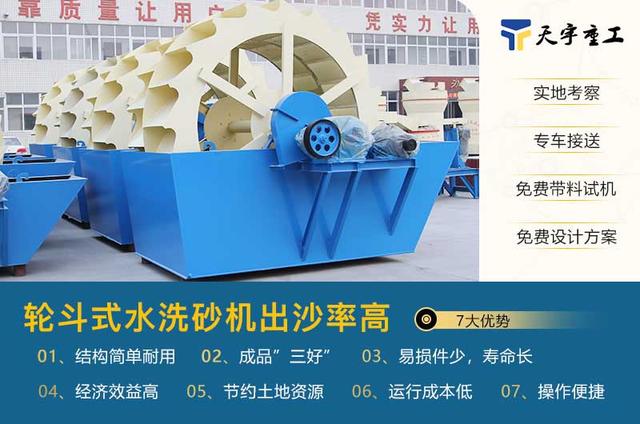 小型斗式洗砂机图片