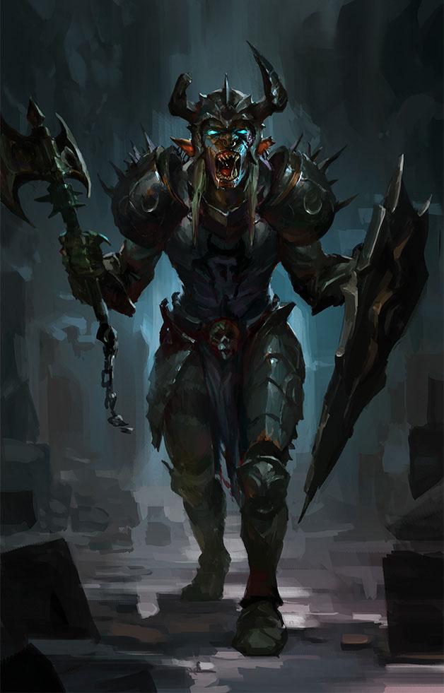 卡牌游戏CG插画案例