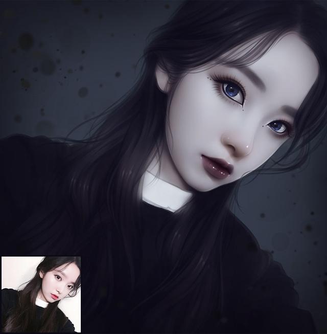 PS转手绘教程案例