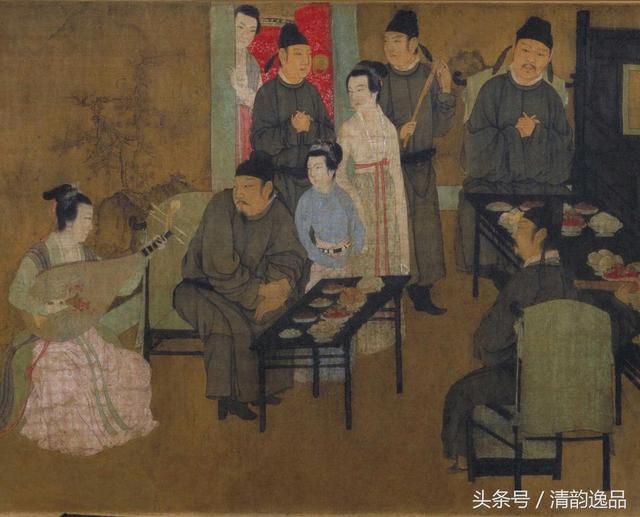 《韩熙载夜宴图》南唐·顾闳中 中国十大传世名画