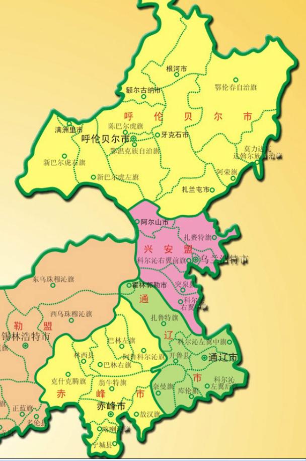 内蒙古满州里地图图片