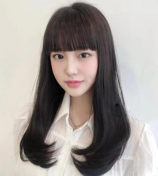 中长发小清新发型图片