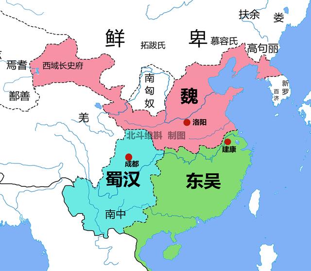 从地图看三国的演变：从东汉末年的割据到西晋的短暂统一