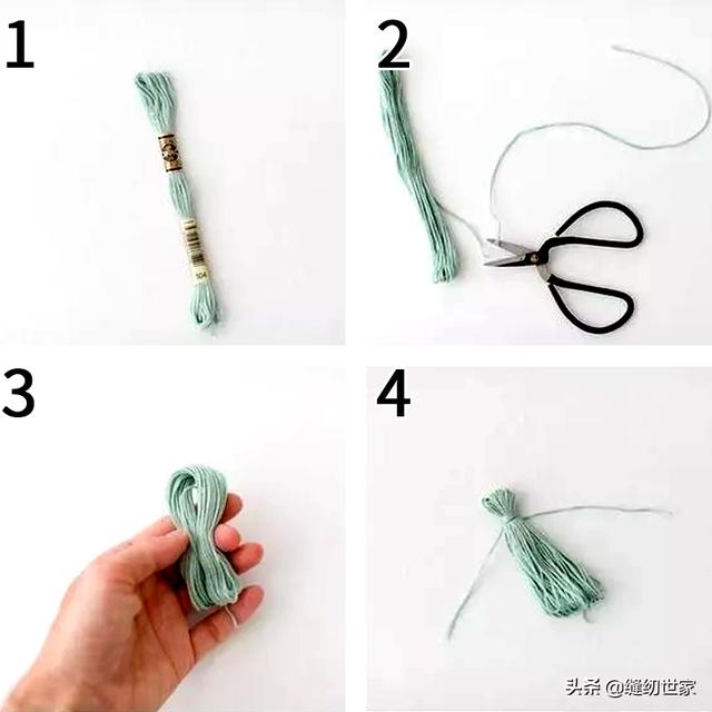 布料边流苏的制作方法(手工流苏编织方法图解)