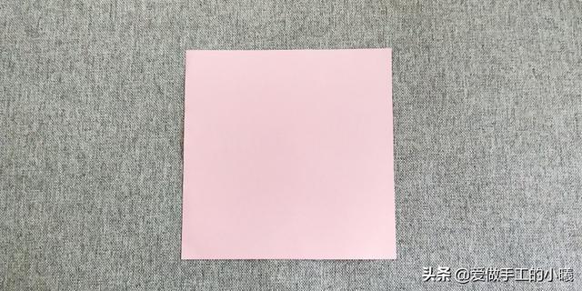 百合花的折法