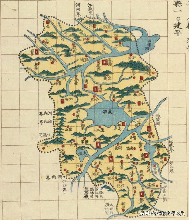 道光年间日本东条文地图看江浙、安徽、江西的内河航运潜力