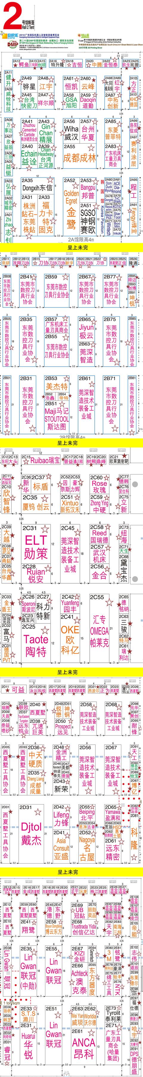 2018年深圳机械展企业名录